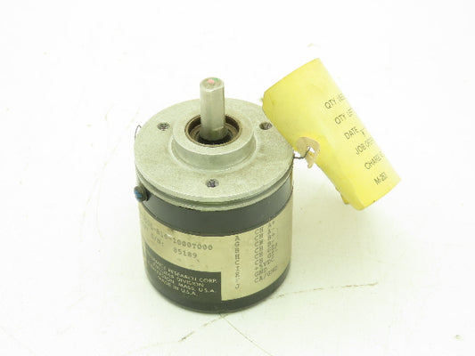 DRC Dynamics Research 25-S111-B16-1000T000 Rotary Encoder 3/8" Shaft 10-Pin