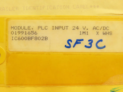 General Electric IC600BF802B GE Fanuc 20-60V AC-DC Input Module Circuit Board