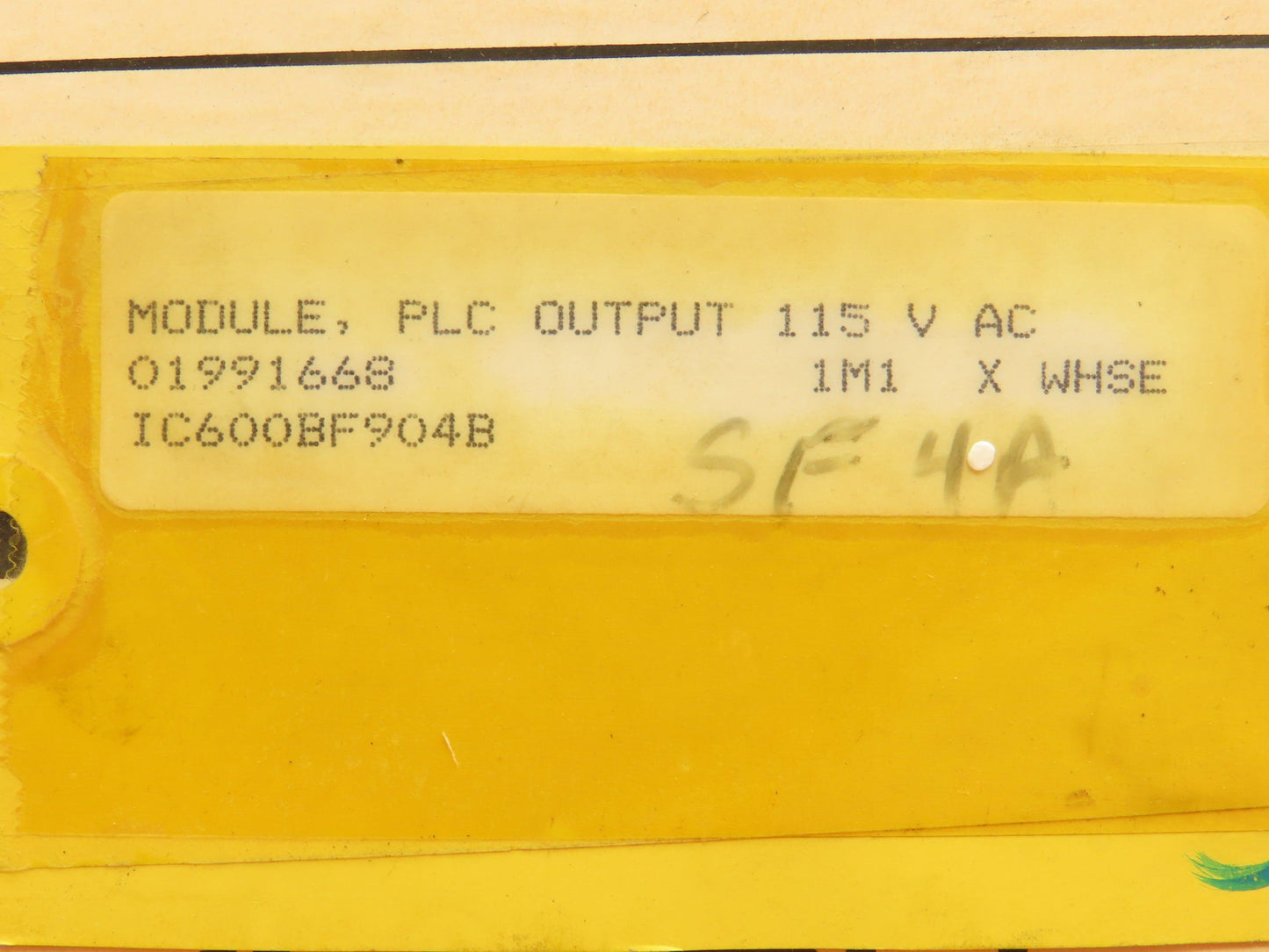 General Electric IC600YB904B GE Fanuc Output Module 115VAC Control Circuit Board