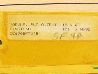General Electric IC600YB904B GE Fanuc Output Module 115VAC Control Circuit Board