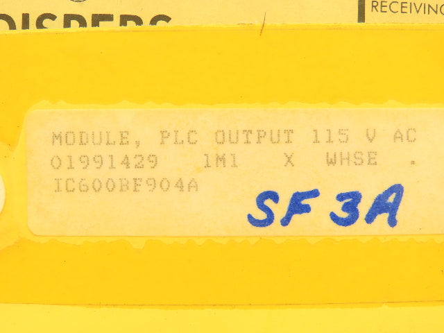 General Electric IC600YB904A GE Fanuc Output Module 115VAC Control Circuit Board