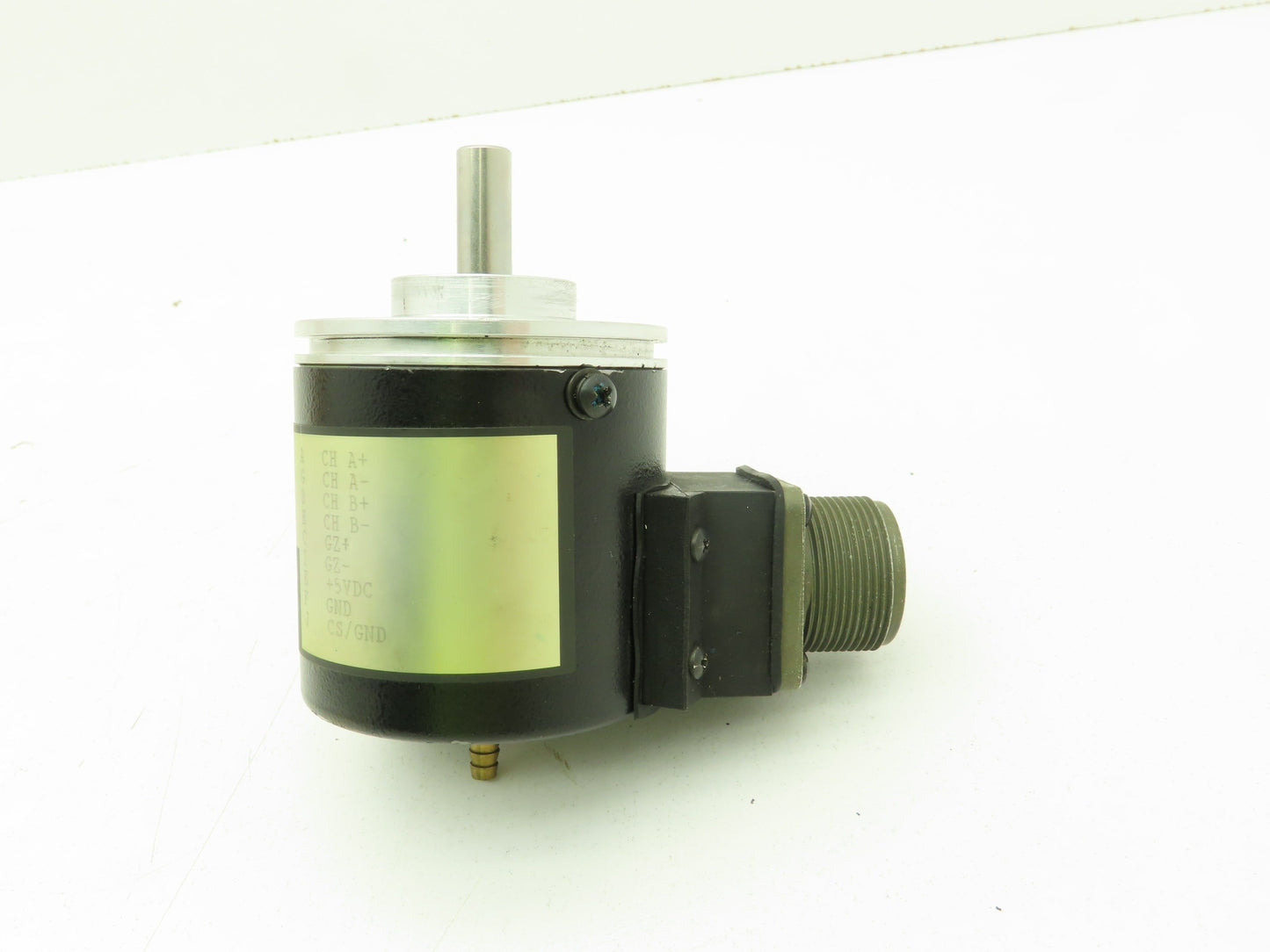 DRC Dynamics Research 25-S111-B16-2000T000 Rotary Encoder 3/8" Shaft 10-Pin