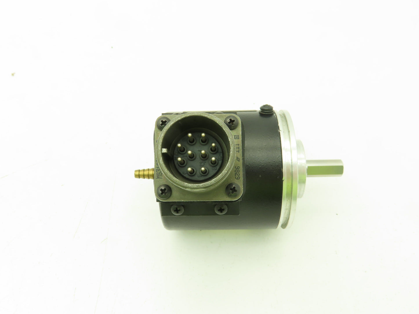 DRC Dynamics Research 25-S111-B16-2000T000 Rotary Encoder 3/8" Shaft 10-Pin