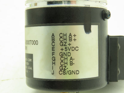 DRC Dynamics Research 25-S111-B16-2000T000 Rotary Encoder 3/8" Shaft 10-Pin