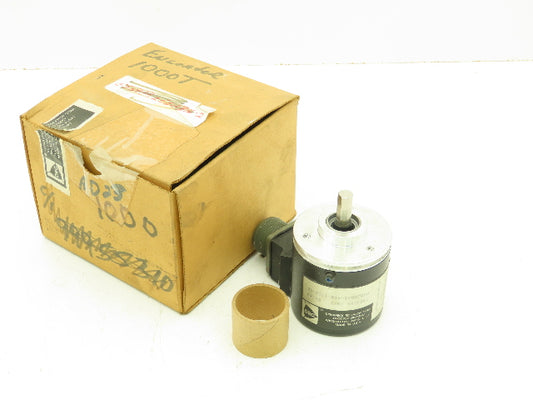 DRC Dynamics Research 25-S111-B16-1000T000 Rotary Encoder 3/8" Shaft 10-Pin