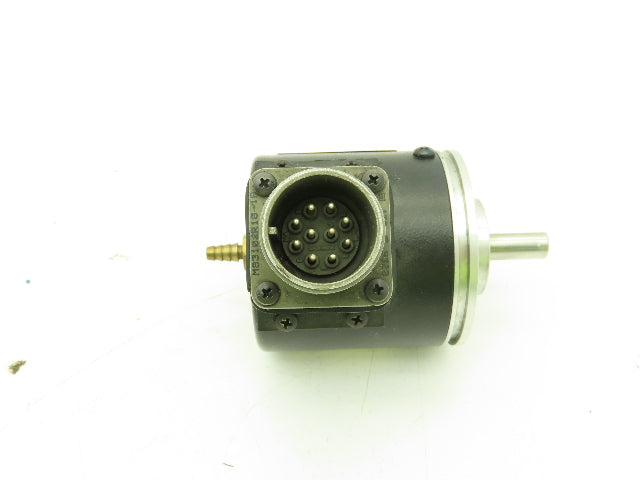 DRC Dynamics Research 25-S111-B16-2000T000 Rotary Encoder 3/8" Shaft 10-Pin