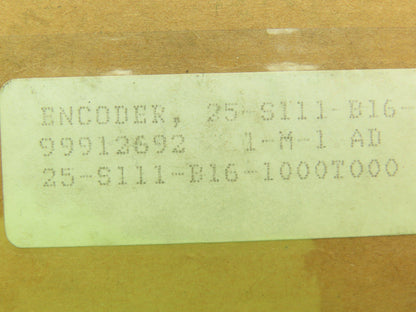 DRC Dynamics Research 25-S111-B16-1000T000 Rotary Encoder 3/8" Shaft 10-Pin