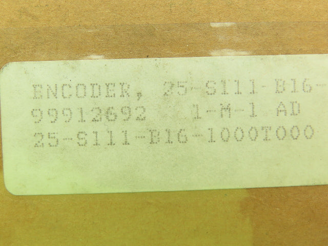DRC Dynamics Research 25-S111-B16-1000T000 Rotary Encoder 3/8" Shaft 10-Pin