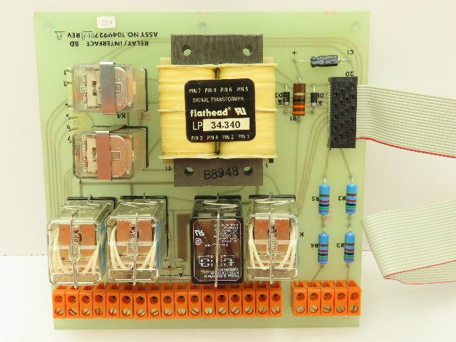 Fincor 104992701-A Relay Interface Circuit Board Rev A