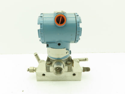 Rosemount 3095MA SMART HART Pressure Transmitter 0-250"H2O  MR808SCT 316SS Valve