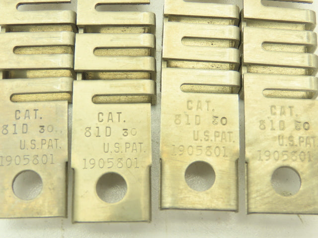 General Electric 81D30 GE Thermal Overload Unit Heater Element Lot of 4
