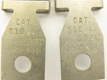General Electric 81D34 81D 34 GE Thermal Overload Unit Heater Element Lot of 4
