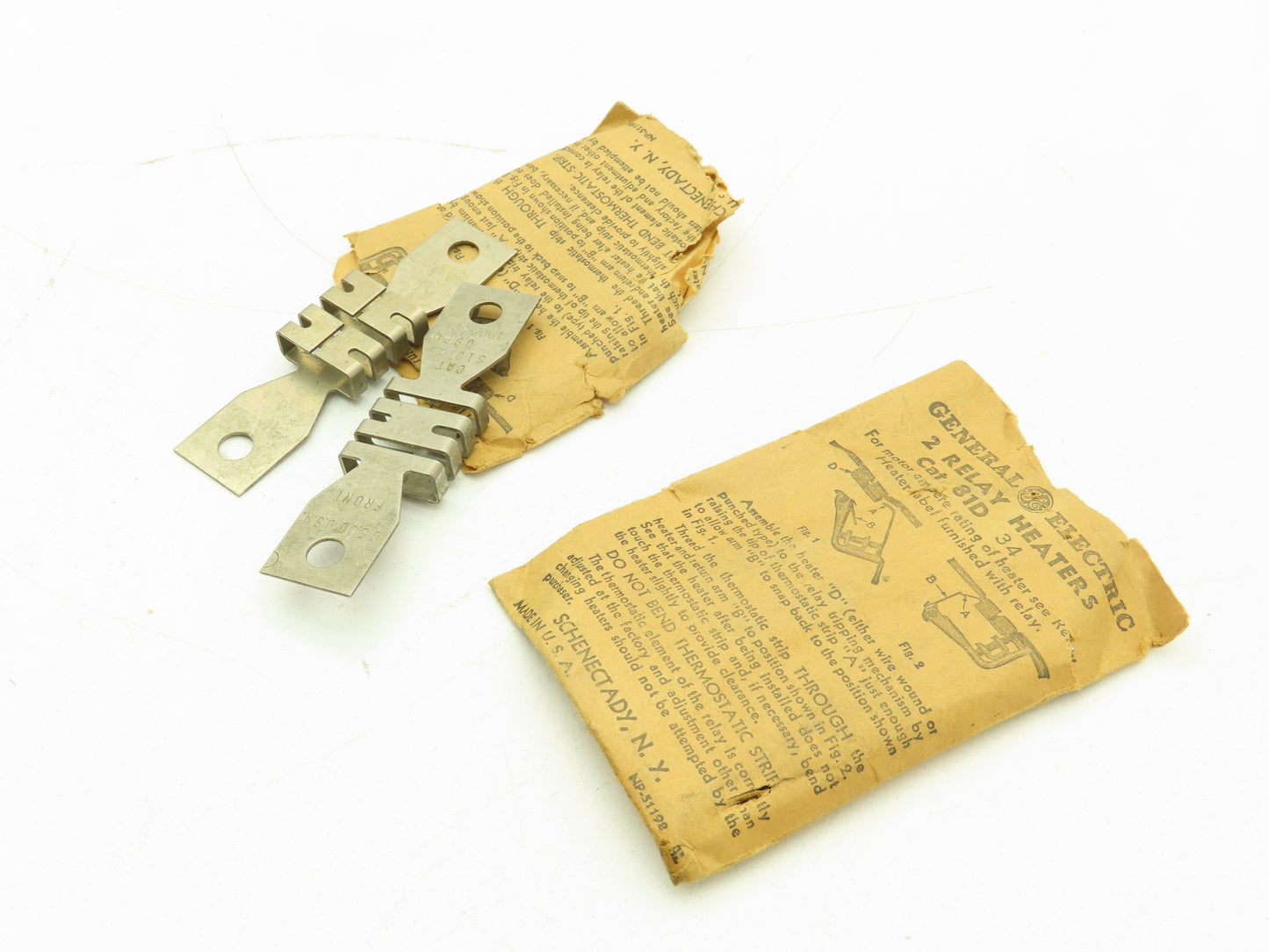 General Electric 81D34 81D 34 GE Thermal Overload Unit Heater Element Lot of 4