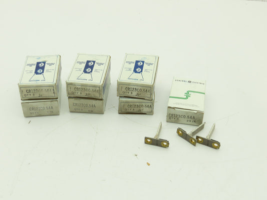 General Electric CR123C0.54A GE Thermal Overload Unit Heater Element Lot of 21