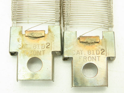 General Electric 81D45 81D2 81D17 GE Thermal Overload Unit Heater Element Lot