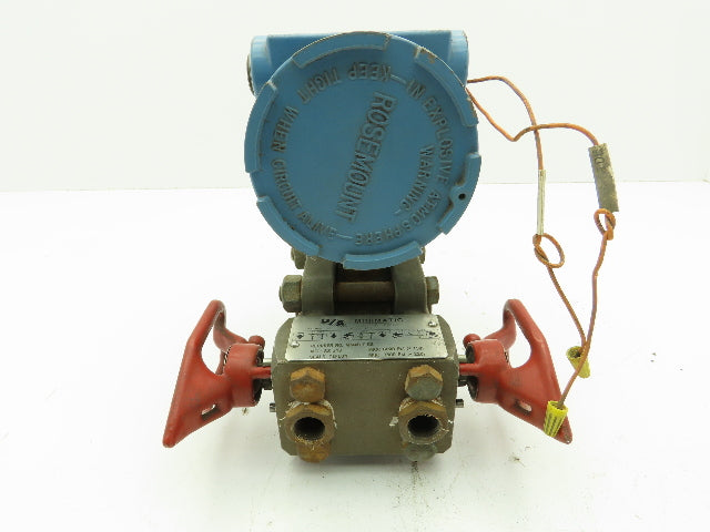Rosemount 1151DP Pressure Transmitter 0-150" WC 3-Way Minimatic Valve MM4B-T-SS