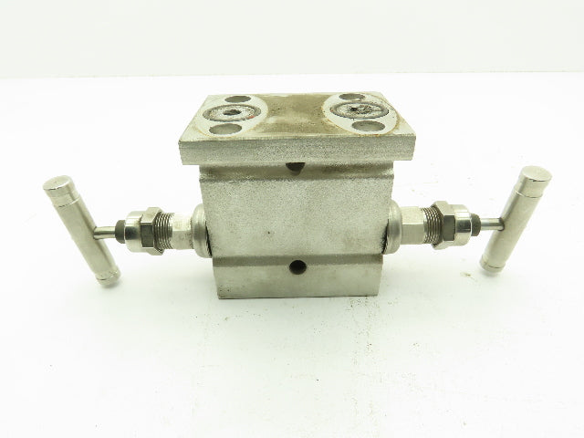 Swagelok SS-M3PDFS8-FL Stainless 316SS Manifold Control Valve 1/2"NPT 6000 PSI