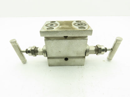 Swagelok SS-M3PDFS8-FL Stainless 316SS Manifold Control Valve 1/2"NPT 6000 PSI
