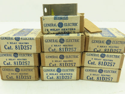 General Electric 81D257 GE Thermal Overload Unit Heater Element Lot of 19