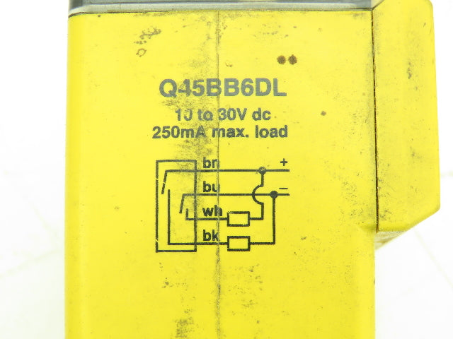 Banner Q45BB6DL Photoelectric Sensor Diffuse 1.8M 10-30VDC w/4-Pin Plug Lot of 2