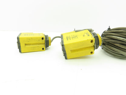 Banner Q45BB6DL Photoelectric Sensor Diffuse 1.8M 10-30VDC w/4-Pin Plug Lot of 2