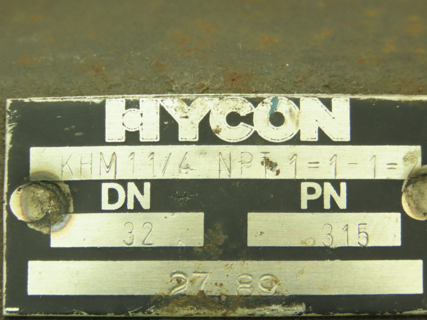 Hycon KHM Steel High Pressure Ball Valve 1-1/4" NPT Threaded DN32 4500 PSI