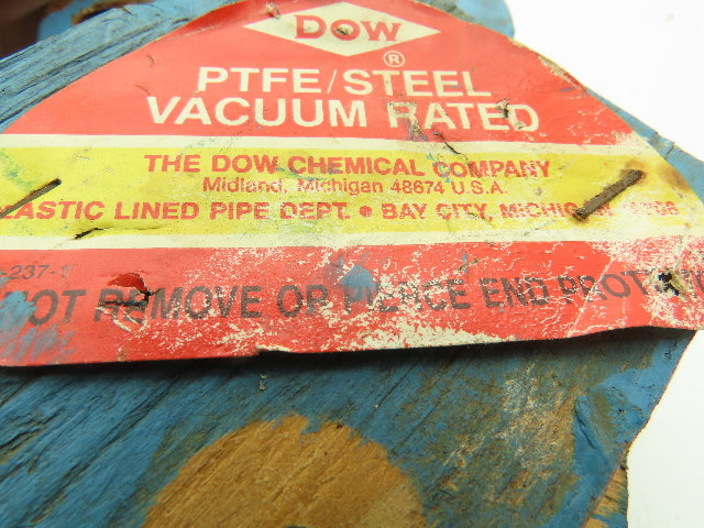 DOW Chemical G65 PTFE Lined 1"x3/4" Reducer Fitting Adapter 150# Steel 4-Bolt