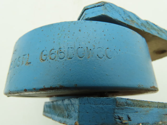 DOW Chemical G65 PTFE Lined 1"x3/4" Reducer Fitting Adapter 150# Steel 4-Bolt