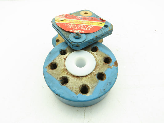 DOW Chemical G65 PTFE Lined 1"x3/4" Reducer Fitting Adapter 150# Steel 4-Bolt