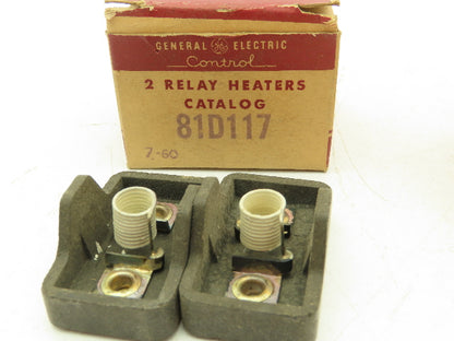 General Electric 81D117 GE Motor Starter Thermal Overload Heater Lot of 5