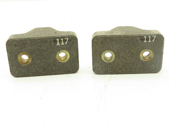 General Electric 81D117 GE Motor Starter Thermal Overload Heater Lot of 5