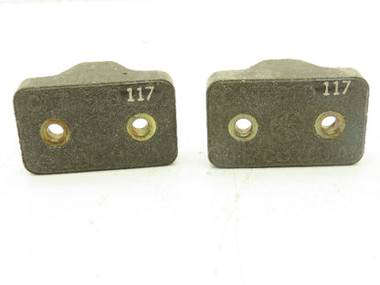 General Electric 81D117 GE Motor Starter Thermal Overload Heater Lot of 5