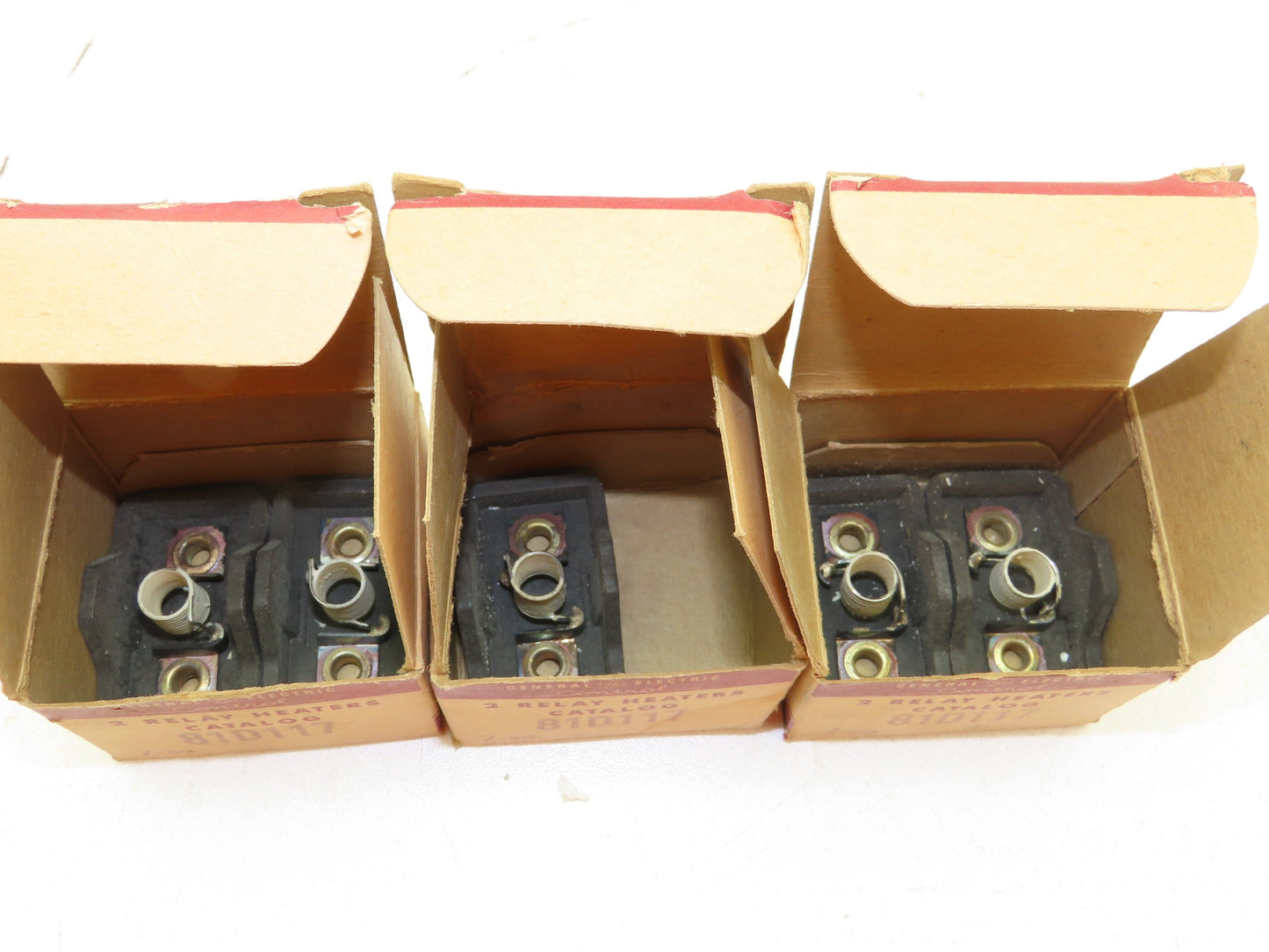 General Electric 81D117 GE Motor Starter Thermal Overload Heater Lot of 5