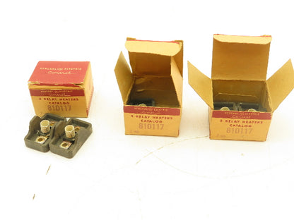 General Electric 81D117 GE Motor Starter Thermal Overload Heater Lot of 5