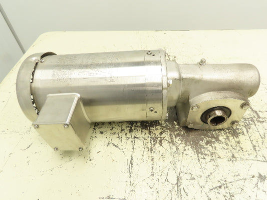 Dodge SS20O18H56 Stainless 18:1 Tigear-2 Reducer W/.75 Hp Washdown Motor