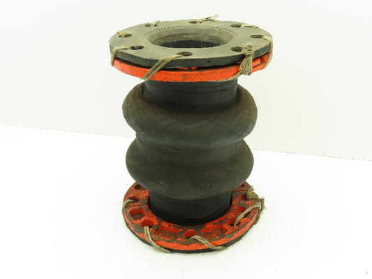 Mercer Rubber 502 Neoprene Expansion Joint 4" Split Flange 12" Length 170 PSI