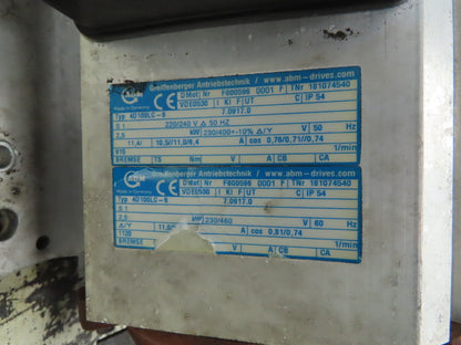 Greiffenberger Antriebstechnik F600596 0001 F 2.5KW, 230/460v Motor