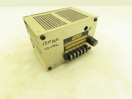 Acopian B10G50 Power Supply 3/16 A 250V 120VAC 10VDC