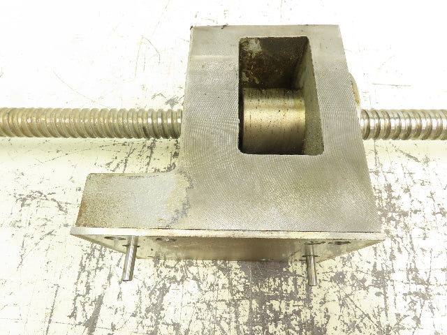 Ball Screw 1 1/4" Rod OD Travel 48" 53.5" Overall 7/8 Shaft 12mm Lead