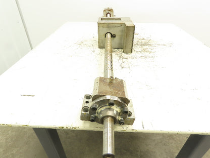 Ball Screw 1 1/4" Rod OD Travel 48" 53.5" Overall 7/8 Shaft 12mm Lead