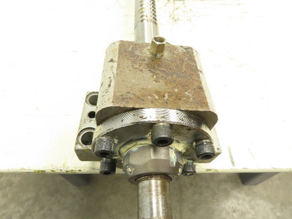 Ball Screw 1 1/4" Rod OD Travel 48" 53.5" Overall 7/8 Shaft 12mm Lead