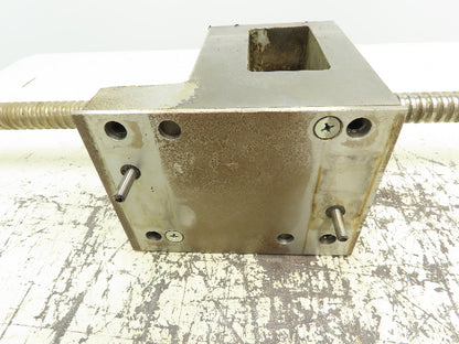 Ball Screw 1 1/4" Rod OD Travel 48" 53.5" Overall 7/8 Shaft 12mm Lead