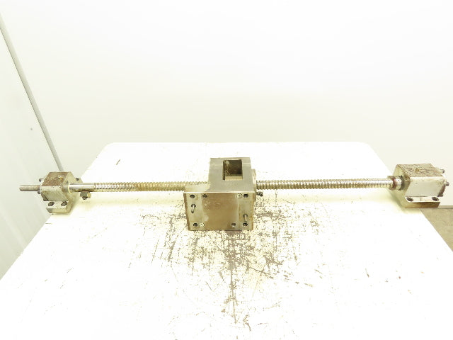 Ball Screw 1 1/4" Rod OD Travel 48" 53.5" Overall 7/8 Shaft 12mm Lead