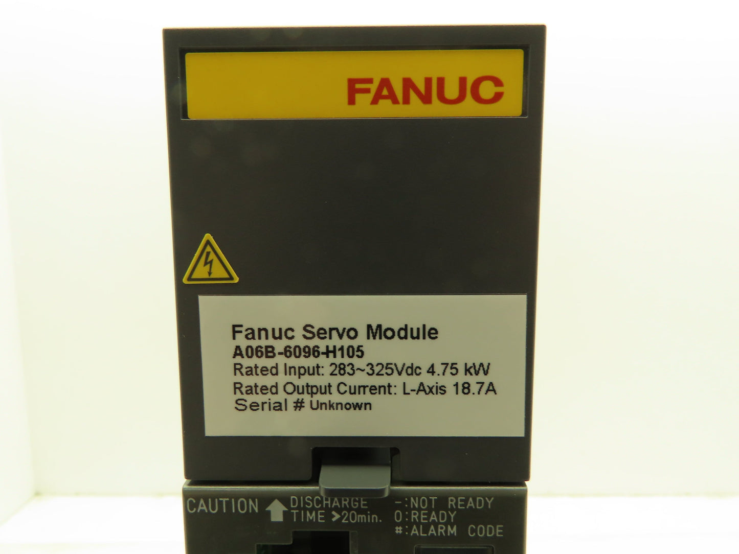 Fanuc A06B-6096-H105 Servo Amplifier Module 283-325V 4.75 kw