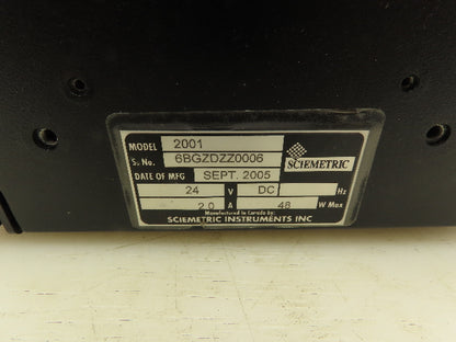 Sciemetric Instruments 2001 SigPod Monitor Control Operator Interface Windows XP