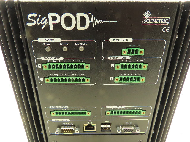 Sciemetric Instruments 2001 SigPod Monitor Control Operator Interface Windows XP