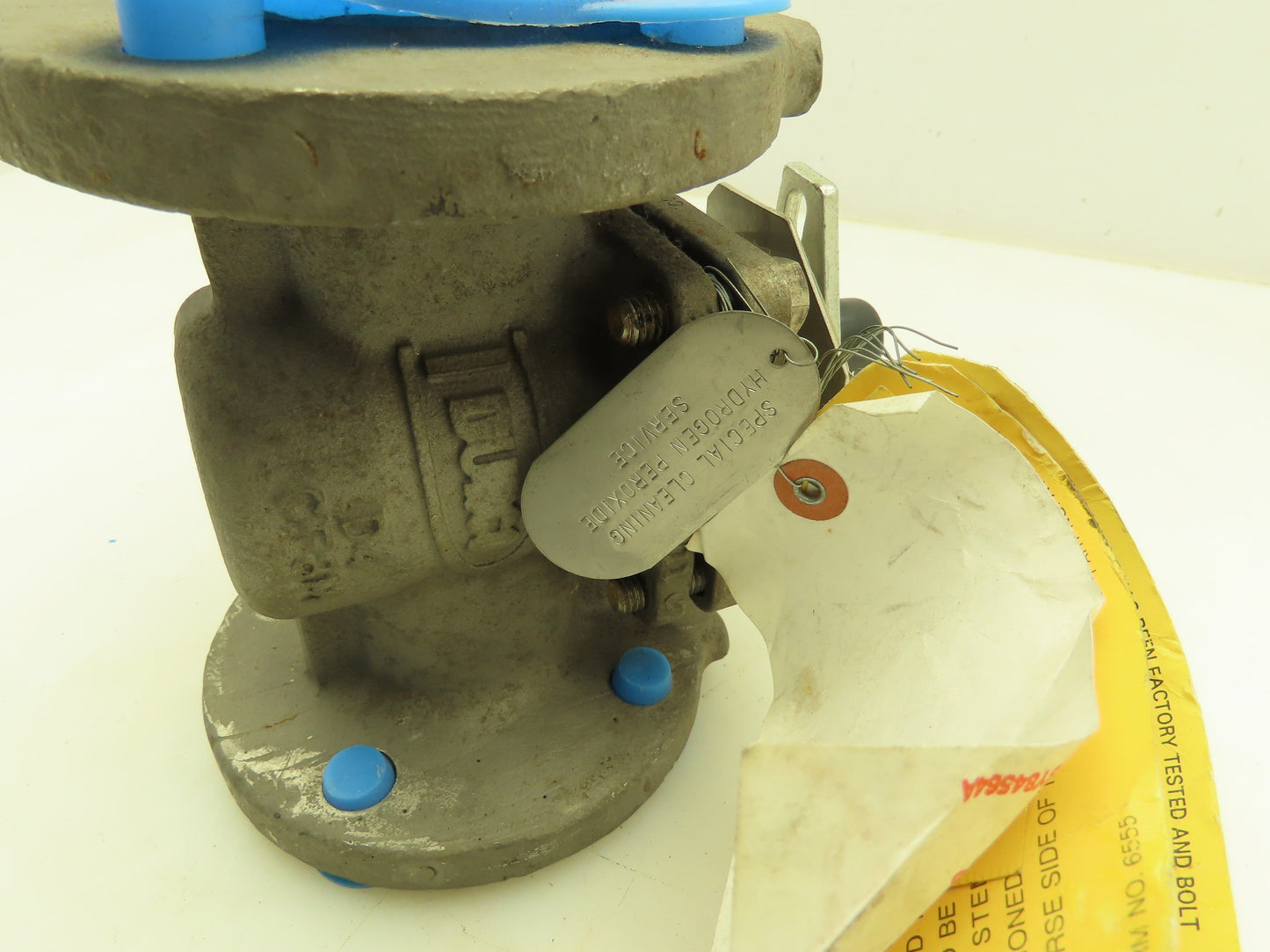 Durco G411 Stainless Chemical Plug Ball Valve 1-1/2" Flanged 150# Raised Face