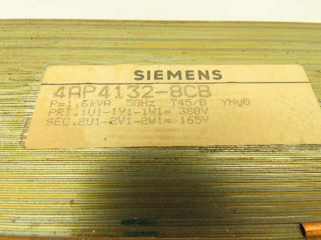 Siemens 4AP4132-8CB 3 Phase Transformer