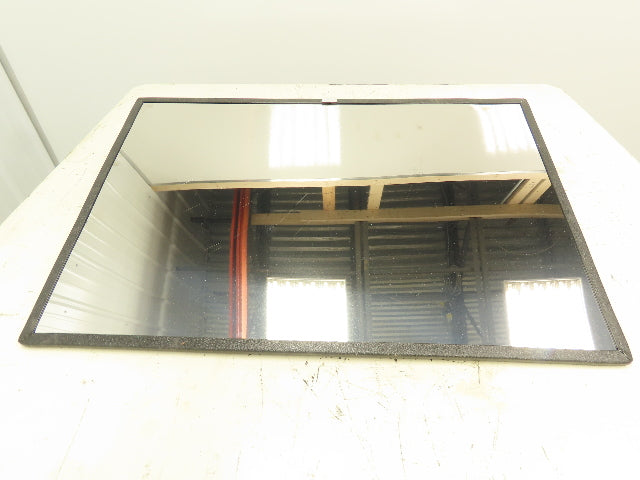See All SeeAll Safety Mirror 20x30" Black Framed Flat Glass Safety Stainless