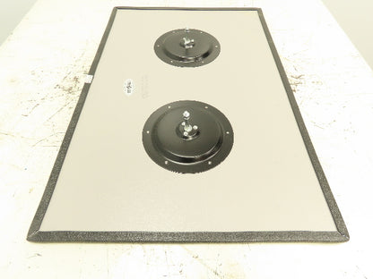See All SeeAll Safety Mirror 20x30" Black Framed Flat Glass Safety Stainless